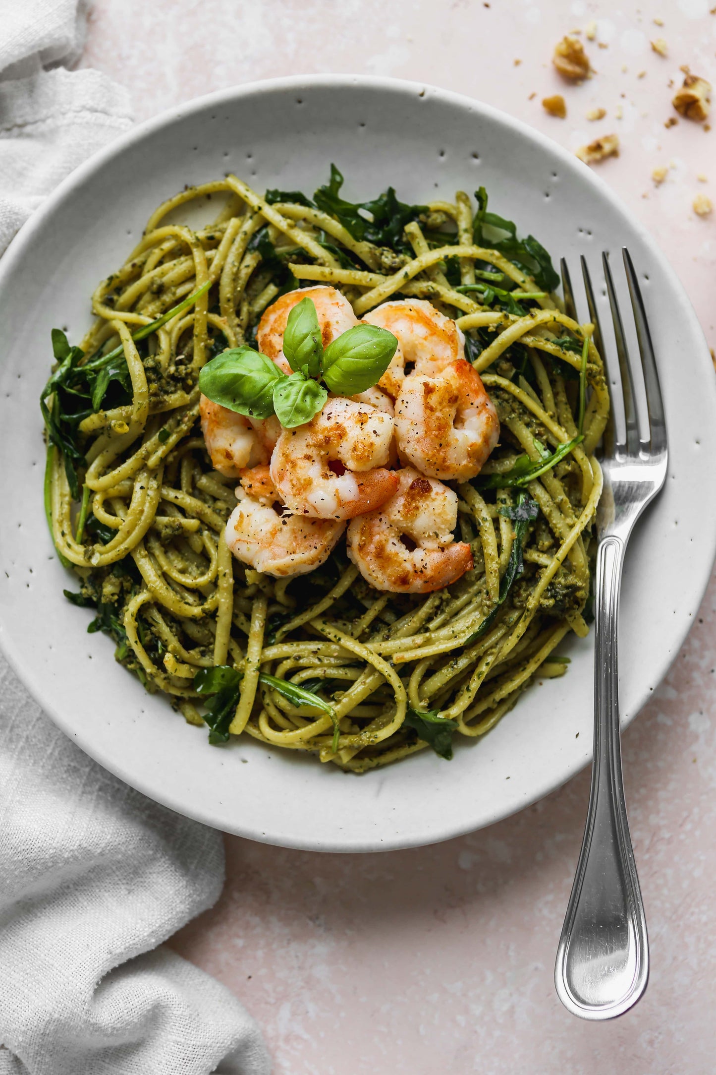 Pesto Shrimp & Protein Pasta