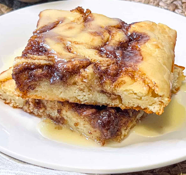 Cinnamon Swirl Protein Pancakes