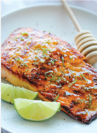 Honey Lime Salmon Bowl