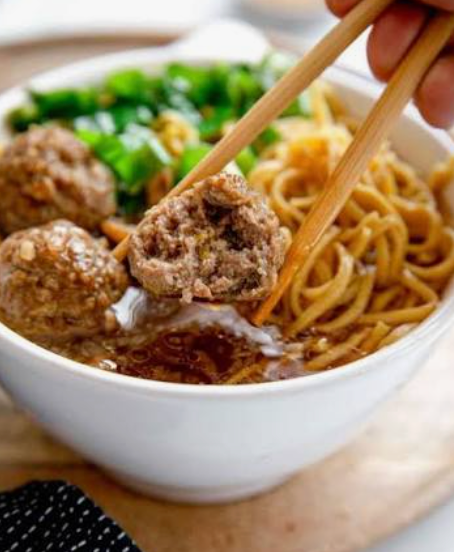 Miso Turkey Meatballs