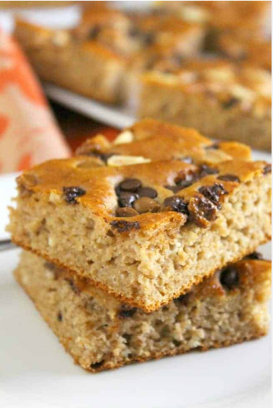 Peanut Butter Chocolate Chip Protein Pancakes