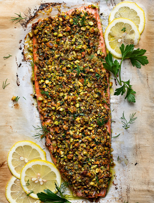 Pistachio Crusted Salmon