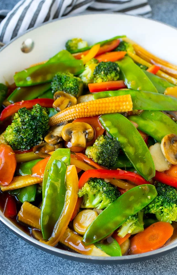 Side of Roasted Stir Fry Veggies